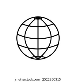 globe vector icon, nice and simple way to make it