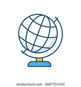 Ilustração de stock do ícone Globe Vetor