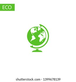 Globe vector icon. Vector web design