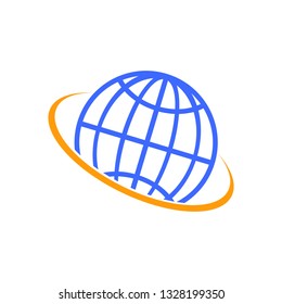 Globe vector icons, planet Earth. Vector illustration.