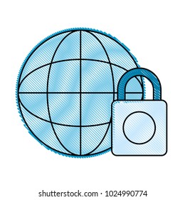 globe vector illustration