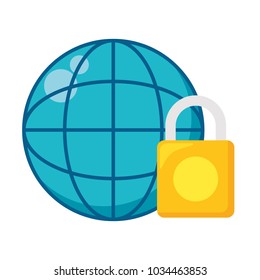 globe vector illustration