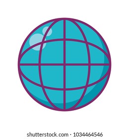 globe vector illustration