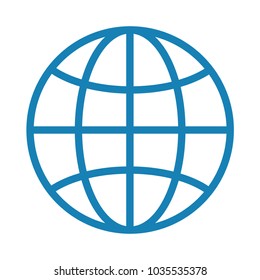 globe vector illustration