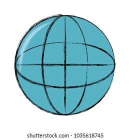 globe vector illustration