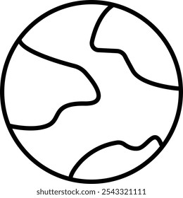 Icono detallado de la Ilustración vectorial del globo