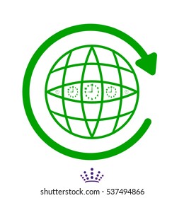 globe, vector illustration EPS 10
