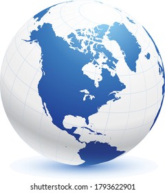 Vector de globo aislado en fondo blanco