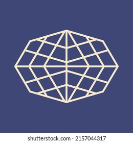 Globe vector logo. Earth planet symbol.