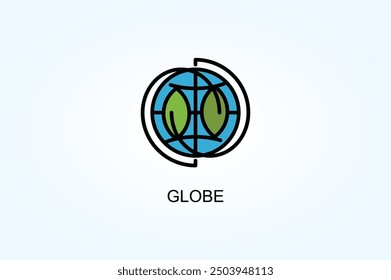 Globe Vector Or Logo Sign Symbol Illustration
