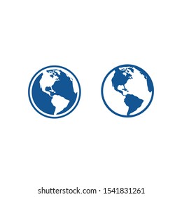 globe vector,  simple globe vector, earth vector, world map vector