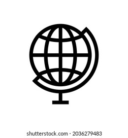 globe web icon for apps and web sites