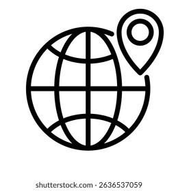 Globe web icon symbol set