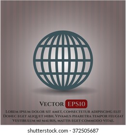 Icono o símbolo de globo (sitio web)