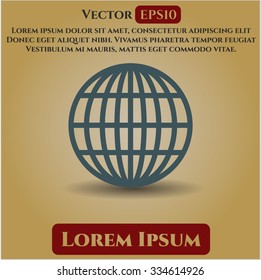 Globe (website) symbol