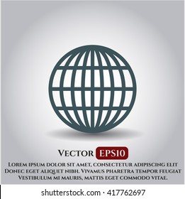 Globe (website) symbol