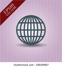 Globe (website) vector icon