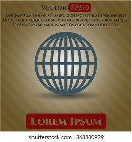 Globe (website) vector icon