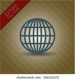 Globe (website) vector symbol