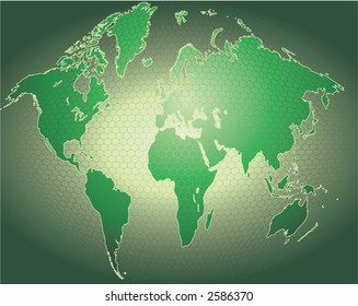 Globe Word Map of Earth Background  A dynamic 3d world map with background.