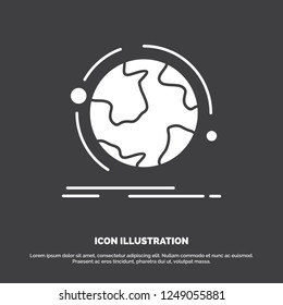 globe, world, discover, connection, network Icon. glyph vector symbol for UI and UX, website or mobile application