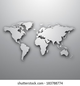 globe world drop shadow