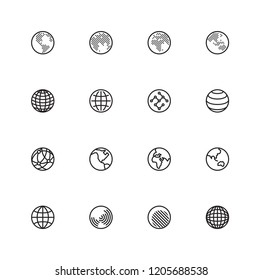 Globe, World, Earth, Circle, Vector and Illustration