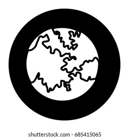 globe world earth map geography icon