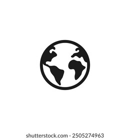 Globe world icon symbol vector illustration