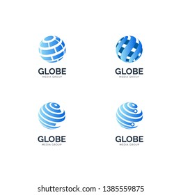 Globe or World Logo Design modern logo