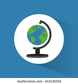 globe world travel icon