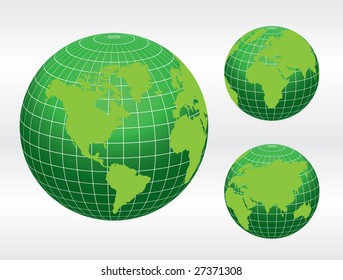Globe of the World / vector