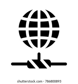 globe, world,timeline, vector line icon, logo , symbol , mobile app , sign, illustration on background