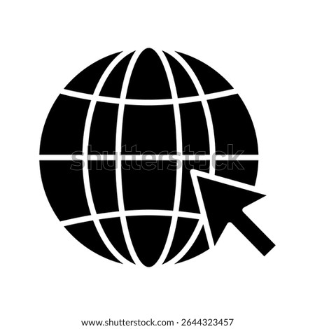  globe,hint icon white on background