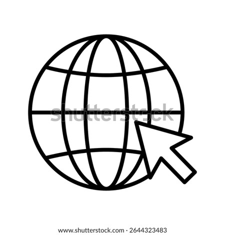  globe,hint icon white on background