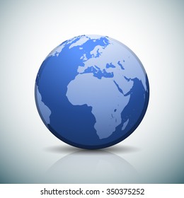 Globo World button sign