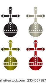 Globus Cruciger Also Known As Orb Vector Illustration