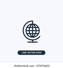 Globus Earth Vector Icon Design