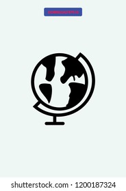 Globus icon, Vector
