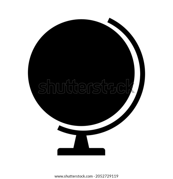 Globus map icon,\
Earth globe symbol, travel to world, plated for web, logo, website\
vector illustration .