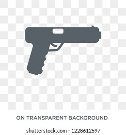 glock icon. glock design concept from Army collection. Simple element vector illustration on transparent background.