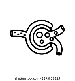 Glomerulus icon in vector. Logotype