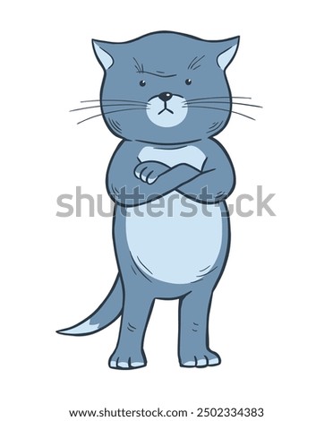 Image, Stock Photo Grumpy Cat Pet Whim Animal