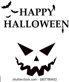 Fondo blanco oscuro con elementos de la fiesta de Halloween