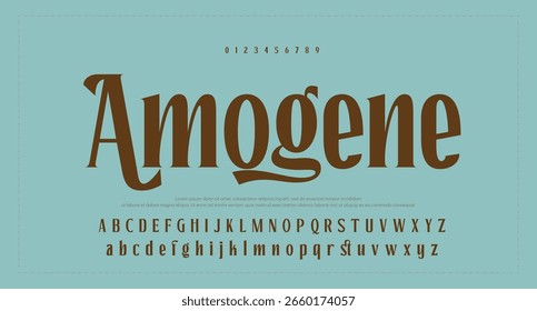 Glories Clean Tipografía única de la tipografía del alfabeto de la fuente de Sans Serif
