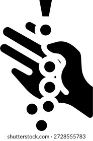Glorificar el diseño de icono de estilo de glifo