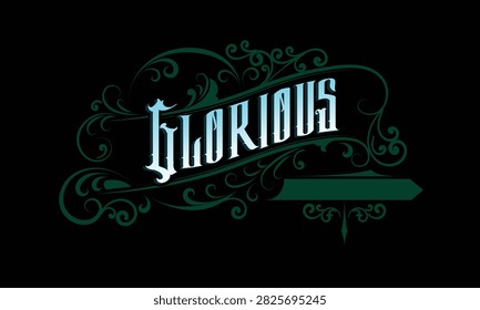 GLORIOUS graffiti custom style design