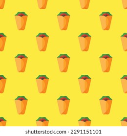 Gloriosas baldosas cuadradas mostrando una alegre foto de comida. Patrón sin foco con kebab sobre fondo azul oxford. Diseñar sitios web para crear un diseño unificado en todas las páginas.