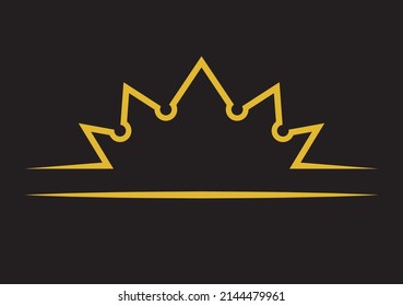 Glory Crown Vector, Sign and Symbol, EPS 10 vector