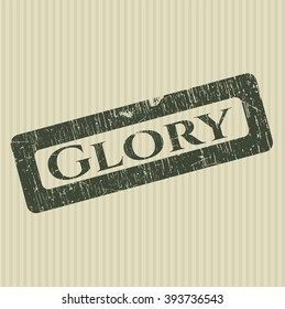 Glory grunge style stamp
